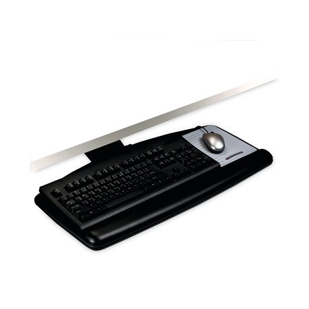 3M Easy Adjust Keyboard Tray, Standard Platform, 23in Track, Black AKT90LE